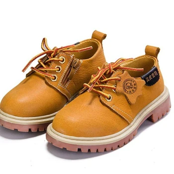 

Children's Leather Shoes Boys Girls England Retro Shoes Kids SneakersWedding Casual Loafers Wedding Party Shoes Sneakers