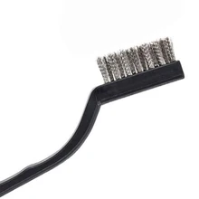 12 шт. щетинки из нержавеющей стали для очистки от ржавчины проволока щетка головка очиститель ручные инструменты