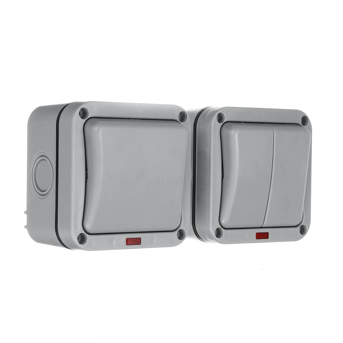 IP65 Waterproof Dust-proof Outdoor External Wall Switch Single Switch/Double Switch afbeelding