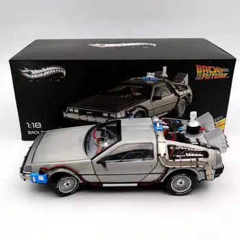 

1/18 For Hot W Elite Back To The Future Time Machine Ultimate Edition BCJ97 Models Diecast Toys Hobbies Collection Gifts