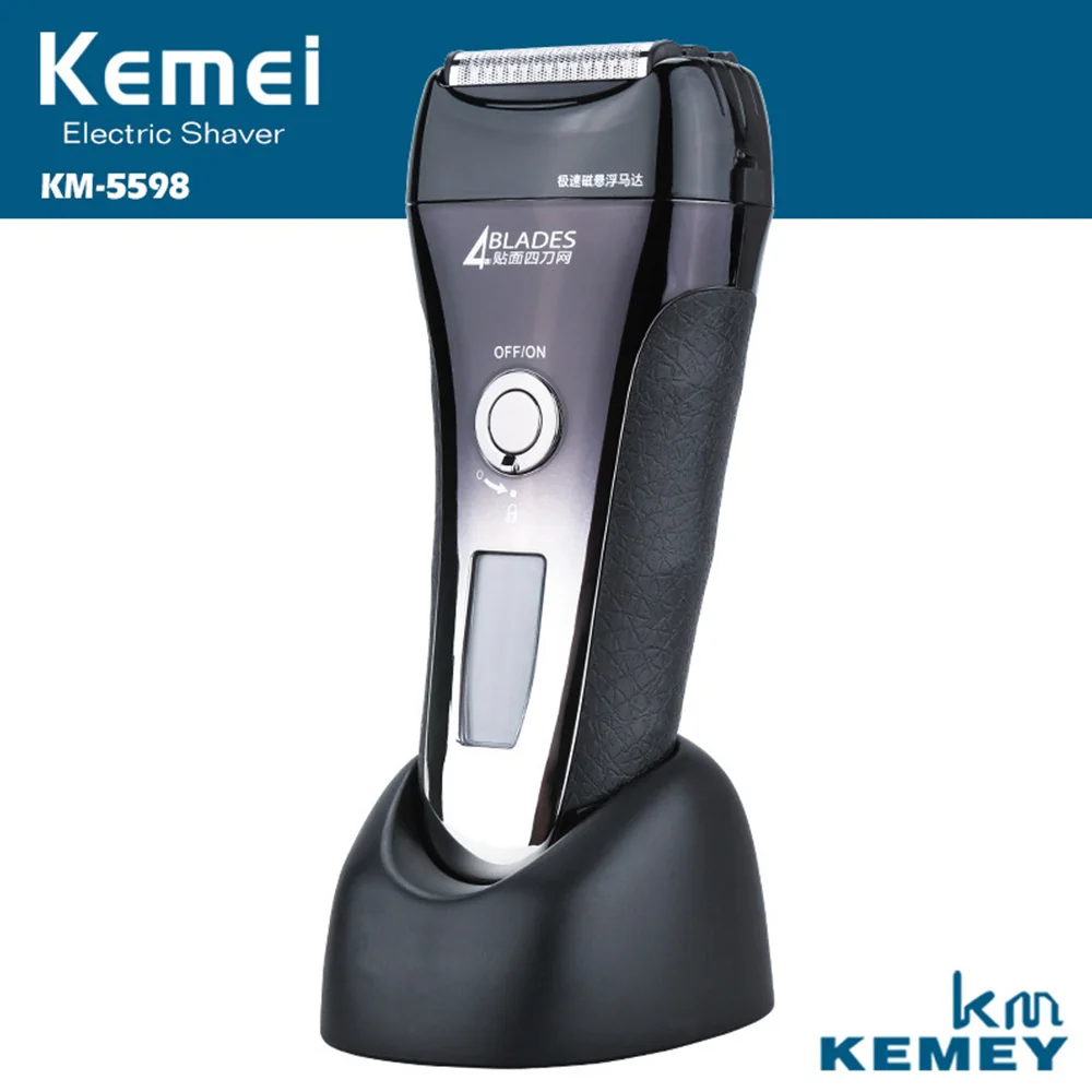 

4-blade Foil Shaver for men rechargeable Shaper electric shaver close High quality electric razor body shaving barber machine