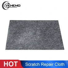 Vehemo, 20X10 см, прозрачная полировальная ткань для автомобиля, для удаления царапин, автомобильный светильник, для удаления царапин, потертостей, для ремонта поверхности, универсальный