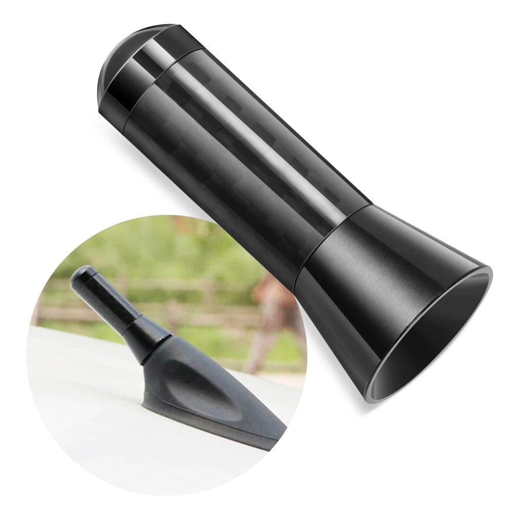 3.5cm Mini Car Short Carbon Radio Aerial Antenna for audi a1 ford focus 2 a5 suzuki swift toyota chr bmw f31 opel mokka | Автомобили и