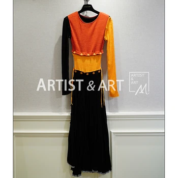 

Goodlishowsi 2020 New Women Fashion Knitting Slim Long Dress