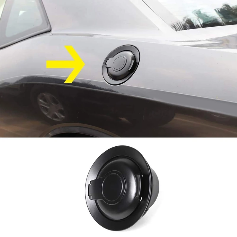 Fuel Filler Tank Cap Cover for Dodge Challenger 2015-2019 Aluminum Alloy Black Door Car Accessories | Автомобили и мотоциклы