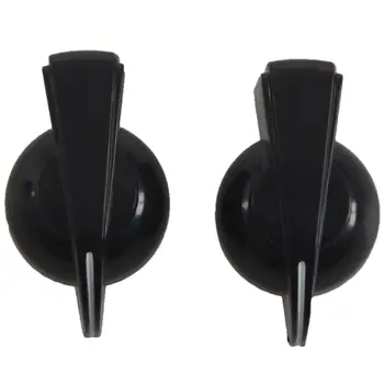

2-pack Potentiometer Knobs: Black "Chickenhead"