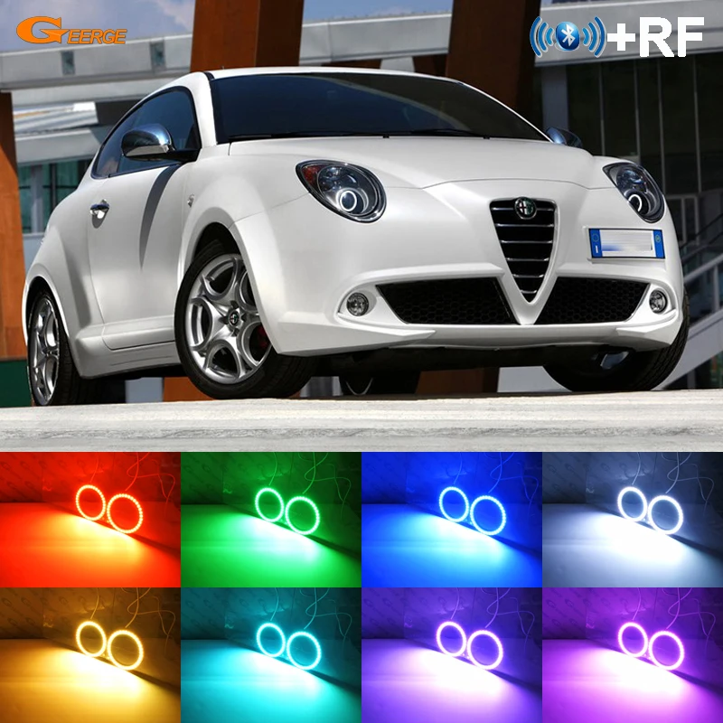 Для Alfa Romeo Mito 2008 2009 2010 2012 2013 2014 2015 RF remote Bluetooth APP многоцветный ультра яркий RGB