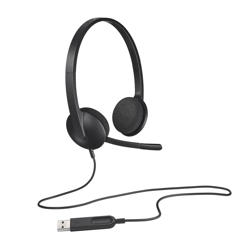 Logitech H340 USB компьютерные наушники с USB Разъем предназначен для служебного пользования в течение почти платформ и операционных систем