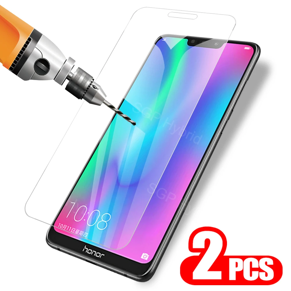 2 шт. закаленные очки HD для Huawei Honor 8C Защитная стеклянная пленка на Honer 8 C защита