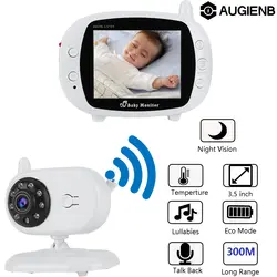 AUGIENB беспроводной видео цветной детский монитор с 3,5 "lcd 2 способа аудио разговора ночного видения камеры наблюдения няня