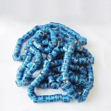 Года синие кольца для голубей AU Bird кольцо