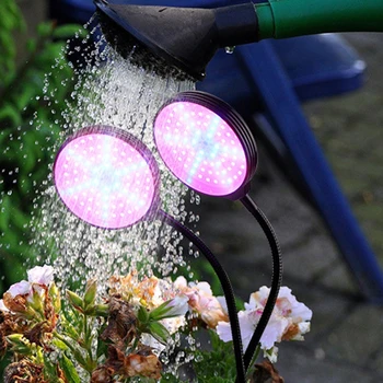 

High Power Clip Fill Lamp Timing Adjustable 78LED Useful Round Indoor Plant Growing Light Waterproof Dimming USB Interface