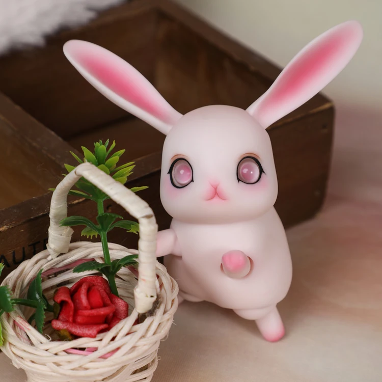 1/12 Обнаженная BJD кукла мини милый питомец эльф Банни BJD/SD смола фигурка кукла модель игрушка подарок. В комплект не входит одежда, обувь, парик A0146ruby