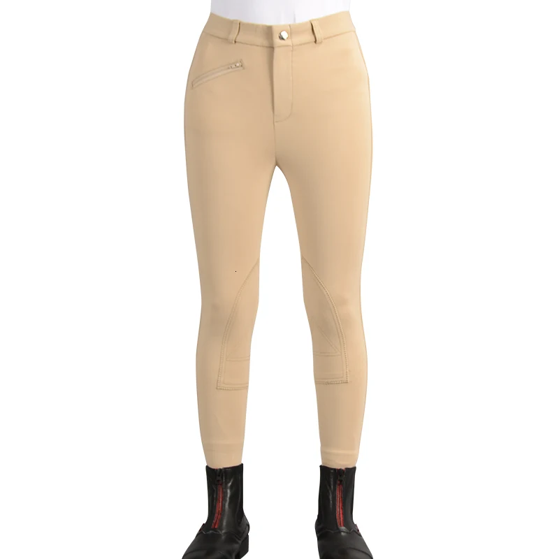 Flexible Horse Riding Pants Paardensport Equestrian Breeches Horse Riding Clothes For Children Comfortable Wear-resisting 4