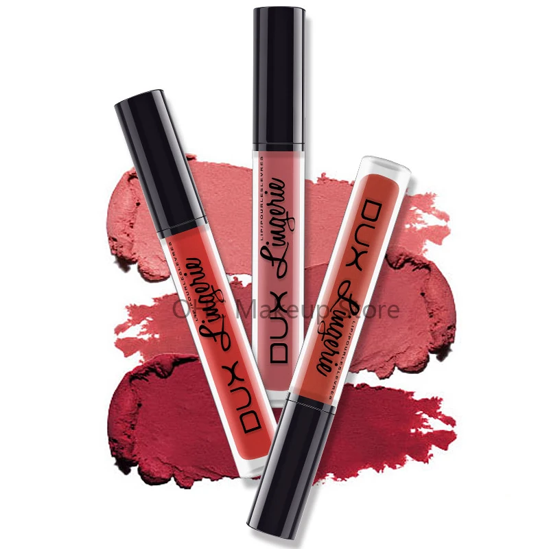 

New Arrival Lip Gloss Base Waterproof Matte Lipstick 15Colors Sexy Red Brown Makeup Long-Lasting Matte Lipstick Nyxed Maquillaje