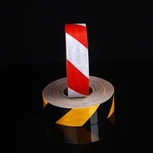 5 см x 45 м транспортные средства светоотражающие наклейки s ночь Предупреждение ющие ленты для грузовых автомобилей маркировочные полосы Наклонный узор автомобиля стикер