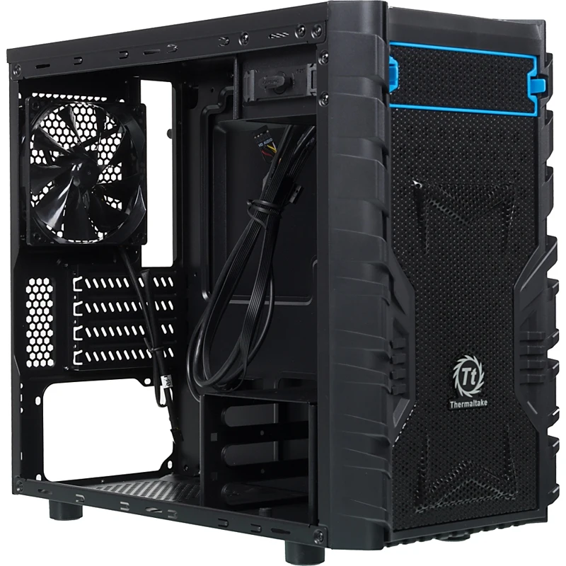 Корпус Thermaltake Versa H13 черный без БП mATX 4x120mm 1xUSB2.0 1xUSB3.0 audio bott PSU