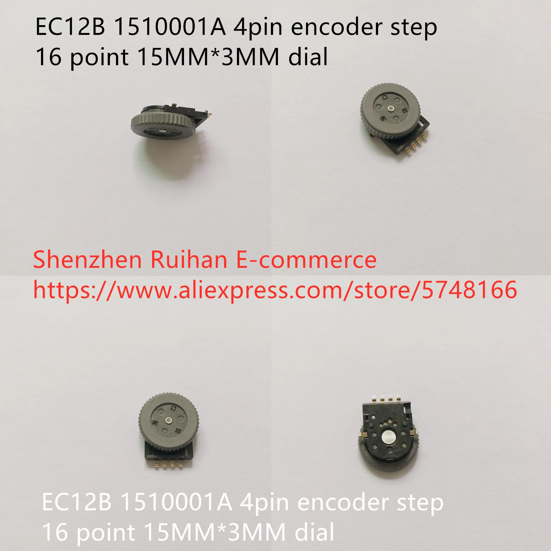 

Original new 100% EC12B 1510001A 4pin encoder step 16 point 15MM*3MM dial (SWITCH)
