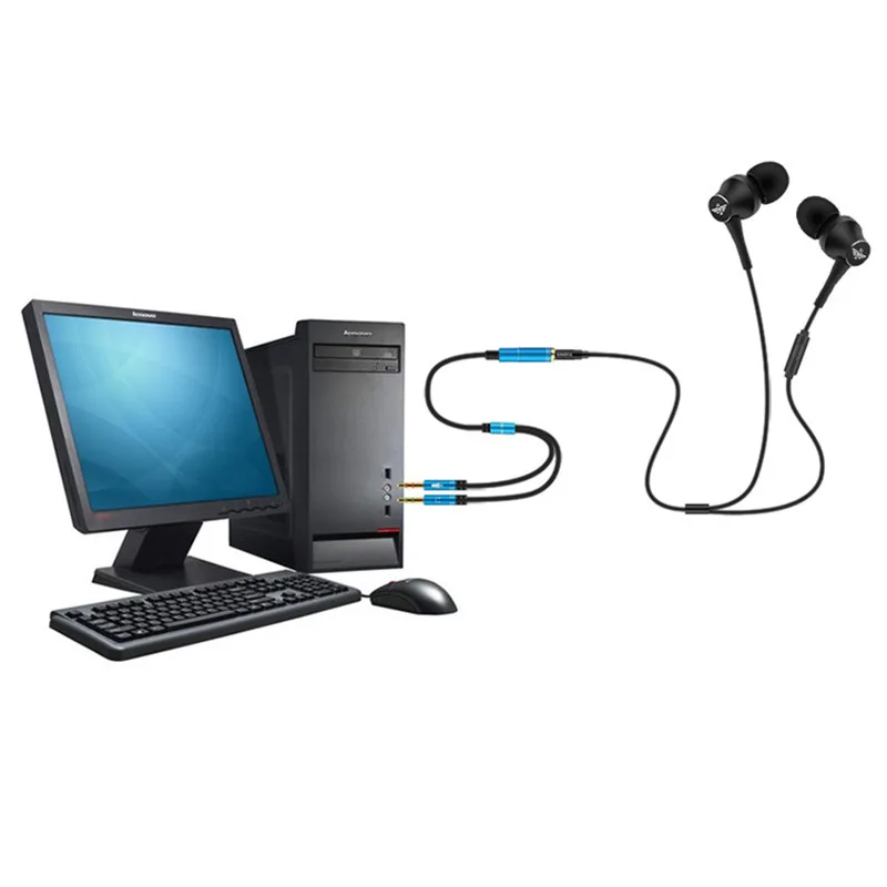 

3.5mm 2 in-1 Out,Support One Audio Source Only, Audio Splitter Cable Compatible Car Home Stereos,Speaker For Headphones 23 SepZ9
