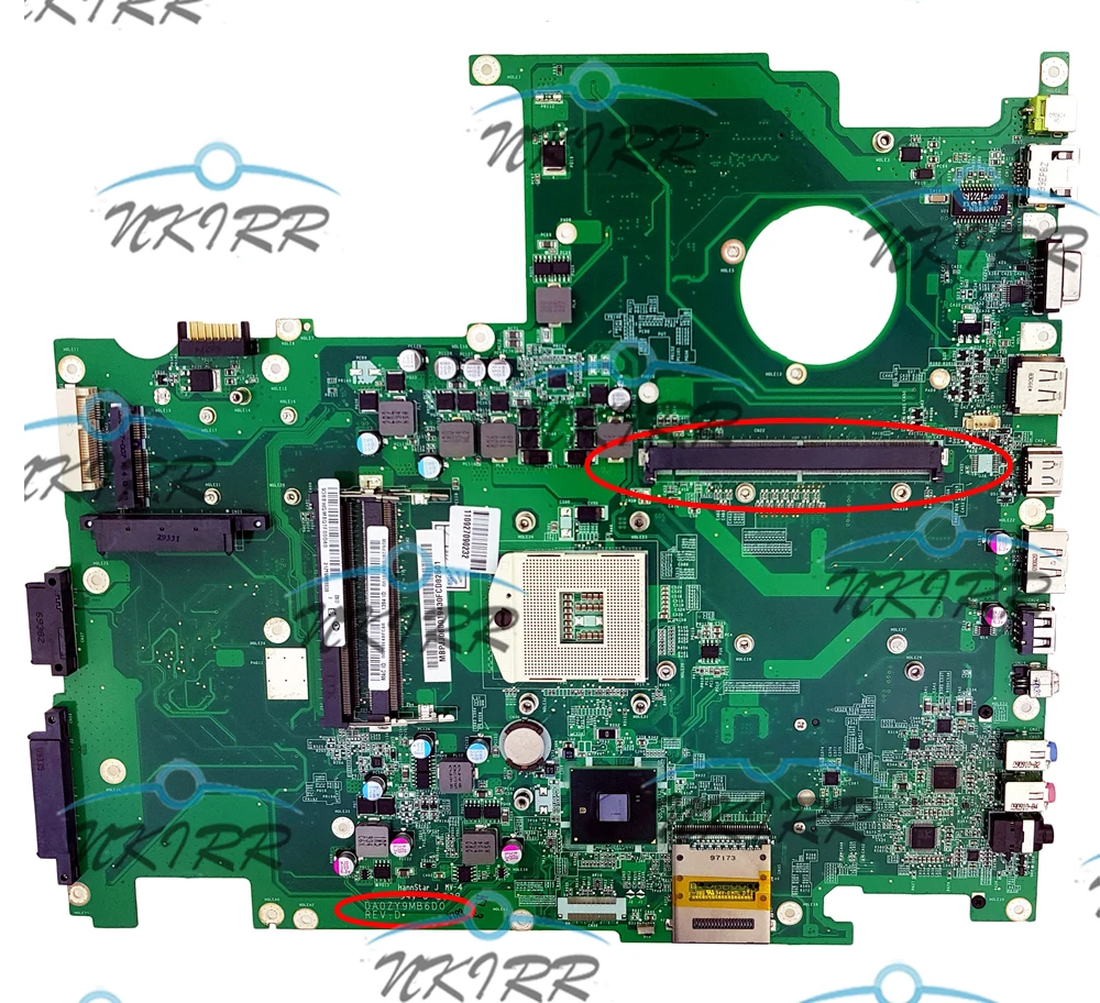 

DA0ZY9MB6D0 ZY9 DA0ZY9MB6C0 MXMII MBPJJ06001 MB.PJJ06.001 for Acer Aspire 8940G 8940 Motherboard System Board fit for GT240M