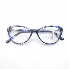 Мультифокальные Прогрессивные очки для чтения женские анти-голубые световые пресбиопические линзы Tr90 рамка винтажные модные очки для глаз кошки