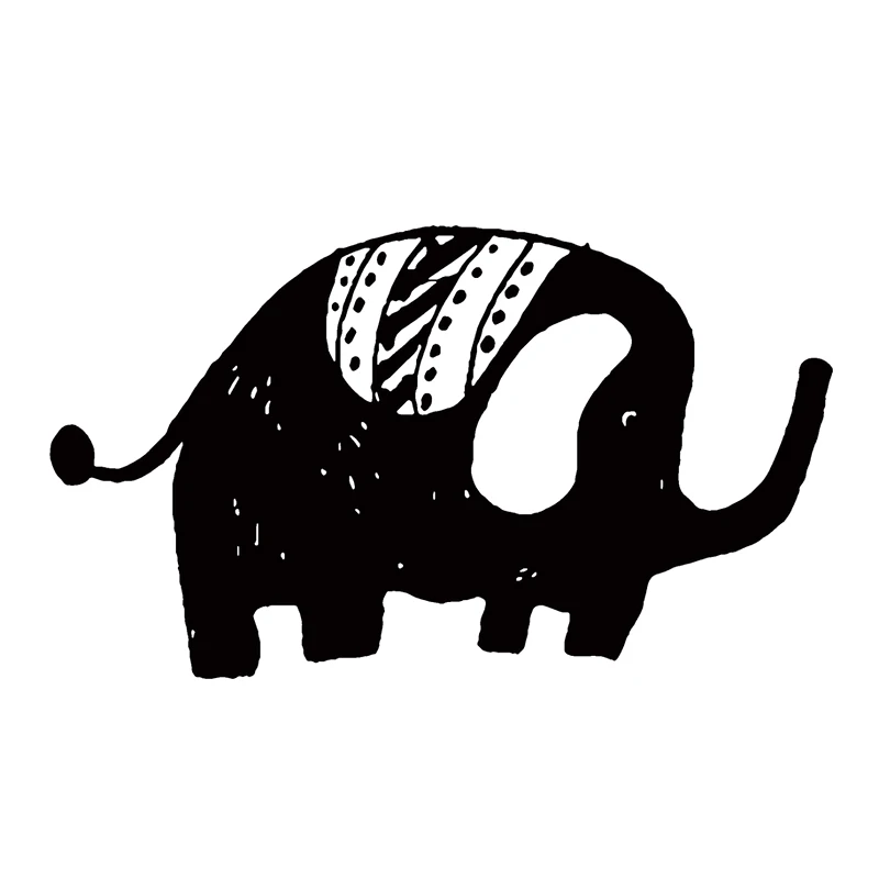 

Interesting Elephant Car Stickers Motorcycle Decals Waterproof Windshield Decals PVC 15cm X 12cm