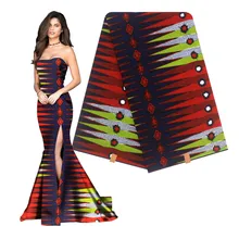 Африканский стиль дизайн хлопок воск Африканский Воск принты ткань для 6 ярдов/партия H1801