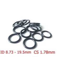 

100 PCS Black NBR rubber O ring O-ring Oring Seal Rubber Gaskets CS 1.78mm x ID 8.73 9.25 9.75 10.82 11.1 11.9 15.6 17.17 19.5mm