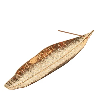 

Home Leaf Incense Holder Incense Burner with Snail Incense Stick Holder Home Decor Accessories