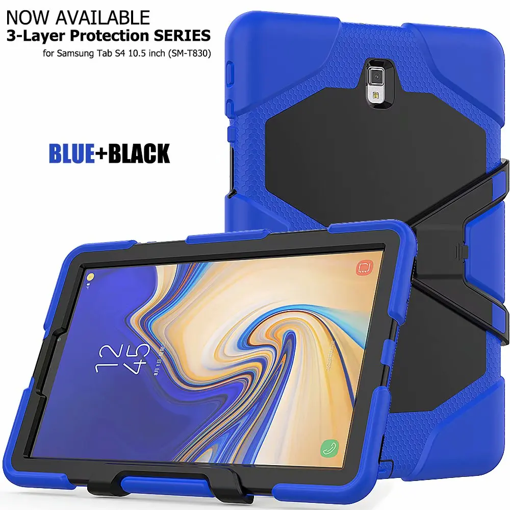 Чехол для планшета для Samsung Galaxy Tab S4 10,5 дюймов T830 T835 SM-T830 SM-T835 Нетоксичные Дети противоударный бронированная крышка+ подставка для ручек