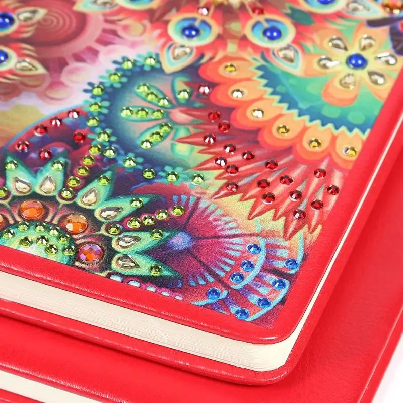 DIY красочный алмаз особенной формы живопись 100 страниц блокнот Sketchbook