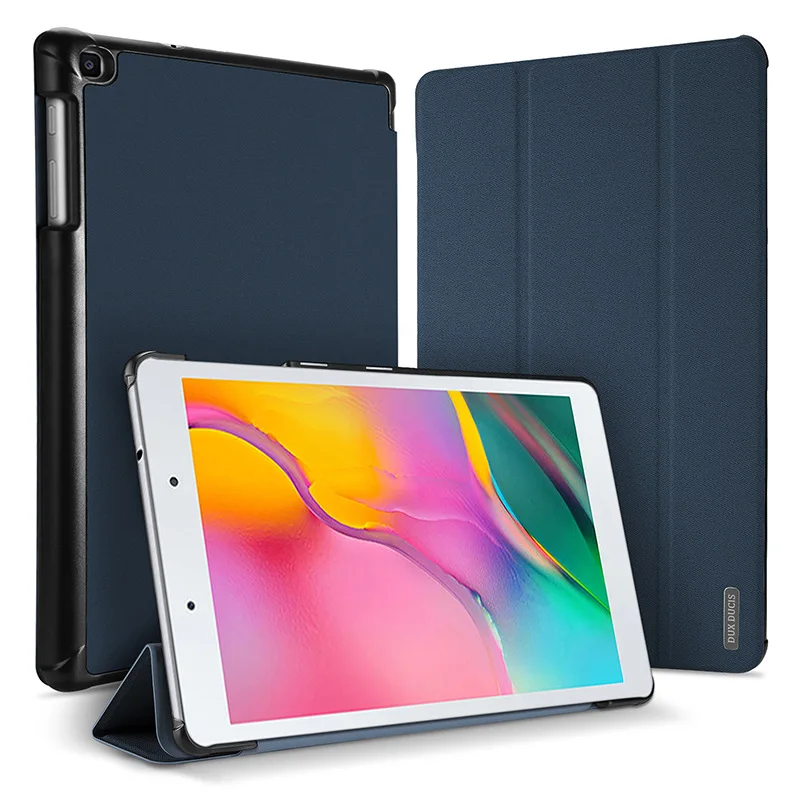 Чехол из искусственной кожи для samsung Galaxy Tab A, 8,0 дюймов, SM-T290, T295, T297, Магнитный смарт-чехол, ультра тонкий, Автоматический Режим сна/пробуждения, SX004 - Цвет: Dark Blue