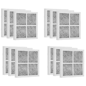 

12Pcs Filter Meshes Fridge Air Filters Replacement Refrigerator Part for LG LT120F Elite Replace ADQ73214404 Set 469918