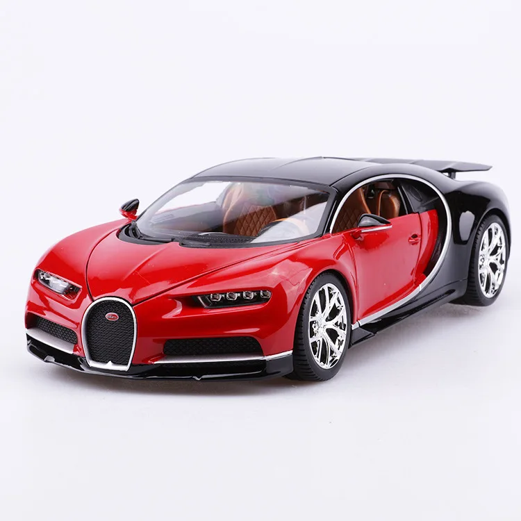 Bimeigao 1: 18 модель сплава Модель автомобиля Bugatti Chiron модель автомобиля супер спортивная модель автомобиля подарок