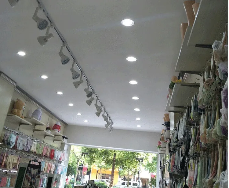 cob射灯服装店led筒灯12w客厅嵌入式天花灯3w5w背景墙牛眼聚光灯-淘宝网_11