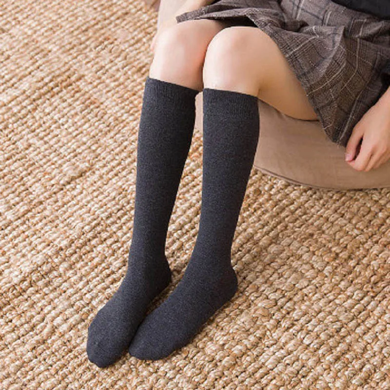 Dark frey stocking Модные женские эластичные длинные носки; сезон осень-зима; Повседневные Гольфы для девочек; пикантный чулок - Цвет: Dark frey stocking