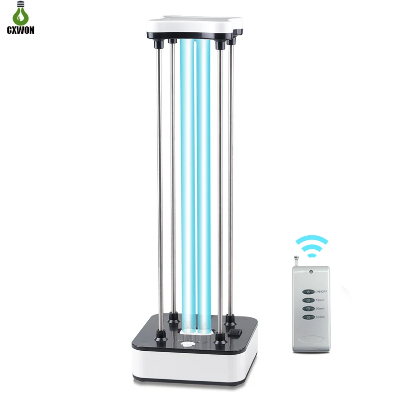 

36W UV Sterilizer Lamp 110V Portable Ultraviolet Disinfection Lamps UVC Germicidal Light Timer Remote Control Ozone Lamp