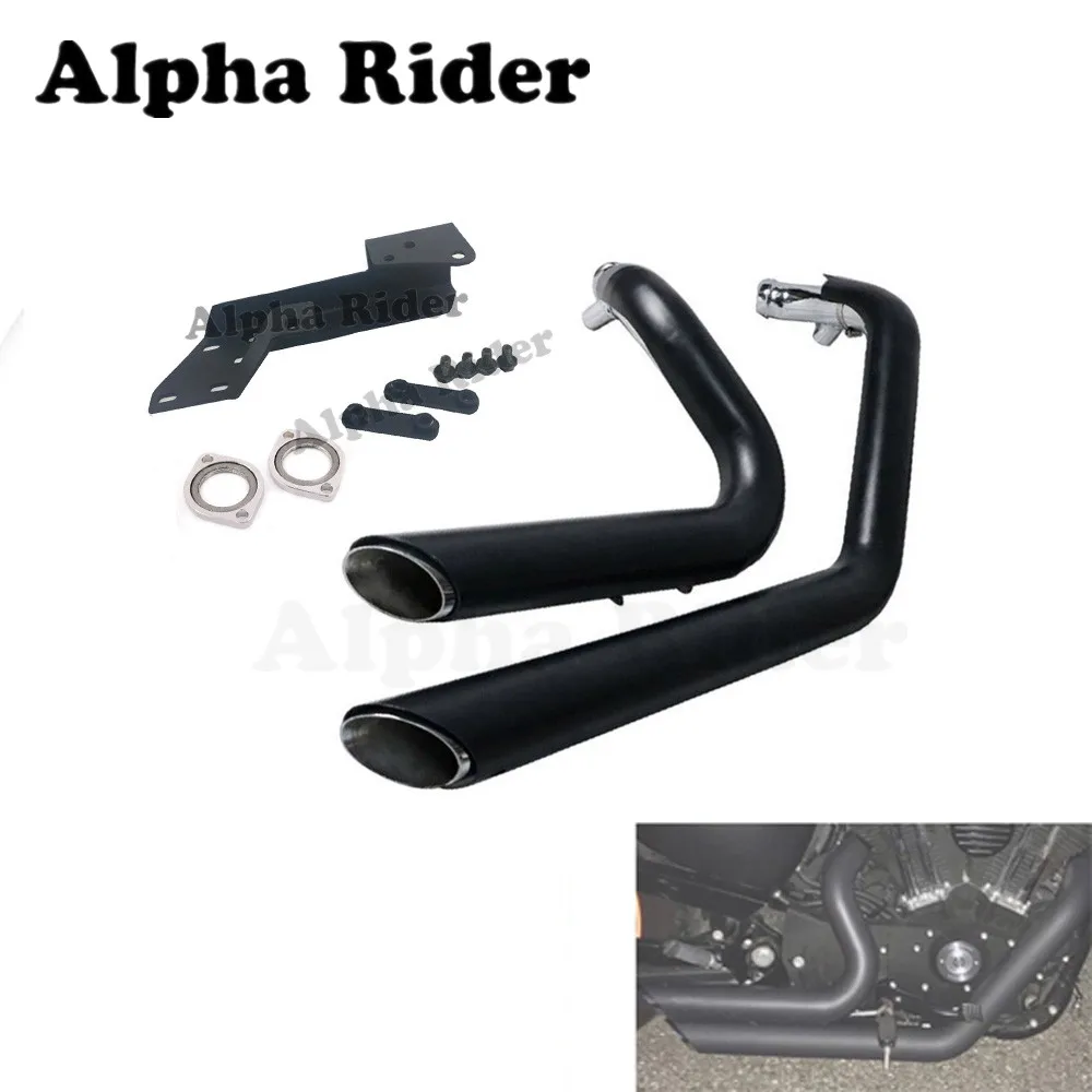 Выхлопная система для Harley Sportster Iron XL883/1200 C N L 04 13 короткие кадры XL1200 XL 883 2004 2012 2013|883