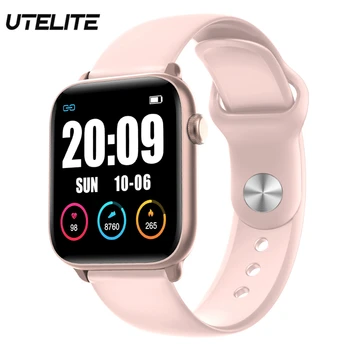 

UTELITE KW37 Smart Watch Men Women IP68 Waterproof Band Multiple Sports Mode Heart Rate Sleep Monitor Bluetooth Watch for Phones