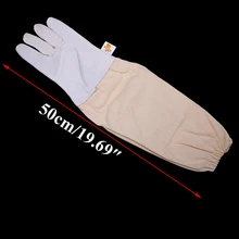 Beehive-Gloves Apicultura Long-Sleeve Guantes Garden-Equipment Sheepskin Bee-Protection