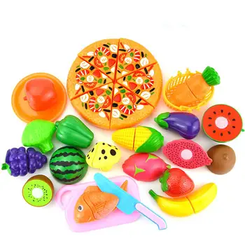 

Children Cute Simulated Pizza Food Kitchen Pretend Play Kitchenware Cooking Set for Kids