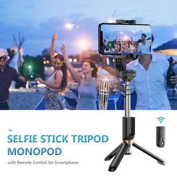 

Bluetooth Selfie Stick Set Tripod Monopod 1-Axis Stabilizer Convenient Mobile Phone Sets for APEXEL APL-D6 Phone