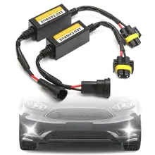 2 pces 2x h11 canbus fiação decodificador adaptador anti hyper piscar erro de flash cancelar canbus farol led cancelador decodificador