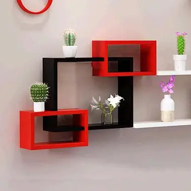 Ensemble De 3 Planches Murales Rectangulaires En Bois Etagere Decorative Creative Etagere Murale De Salon Etagere De Rangement Aliexpress