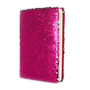 

Sequins Diary Notebook Student School Supplies DIY Notebooks Stationery Valentine'S A5 Universal Glitter