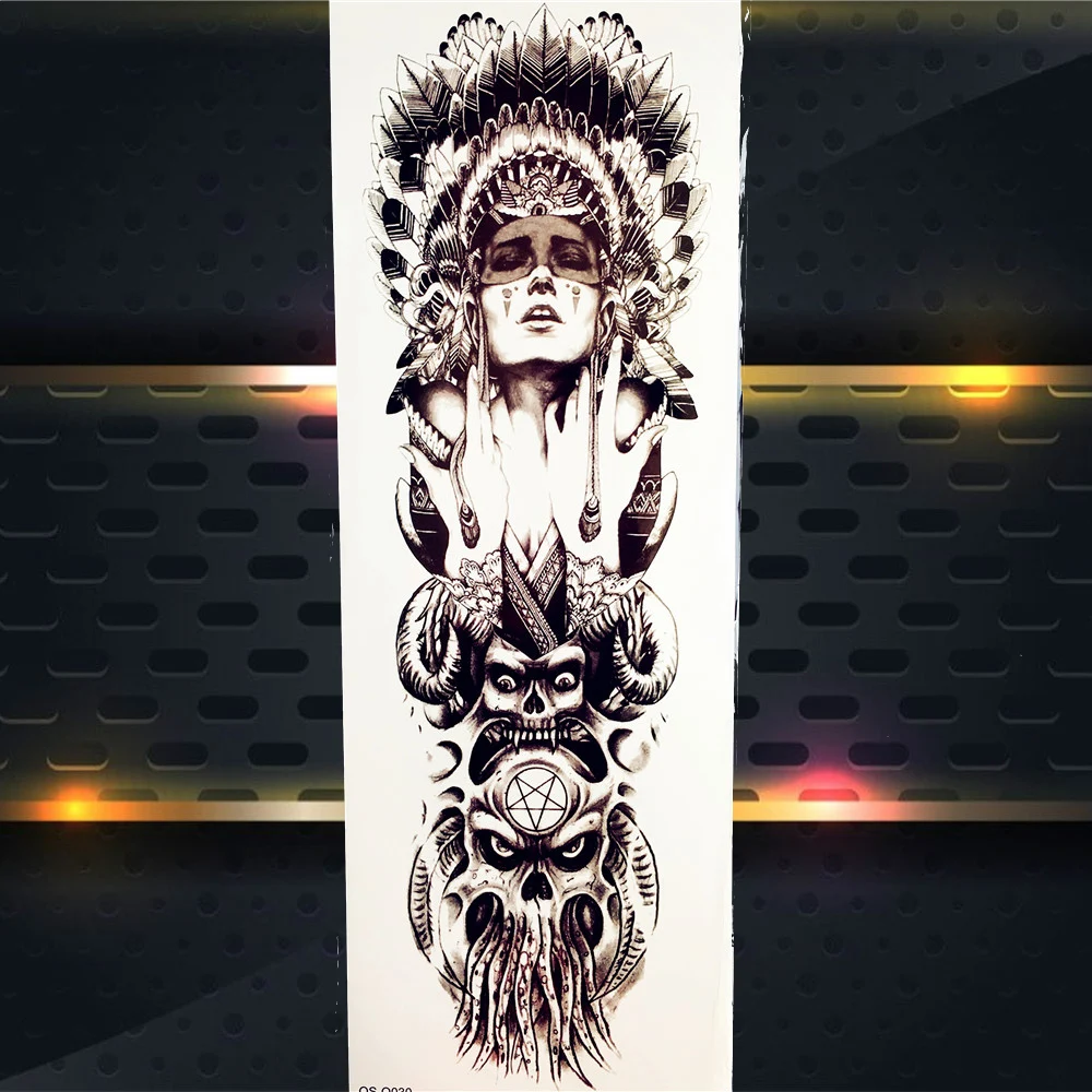 PQSQ030 Временные татуировки для мужчин и женщин в греческом этническом стиле, с изображением рыцаря на руку, водостойкие татуировки для боди-арта, поддельные татуировки, бумага - Цвет: PQSQ030