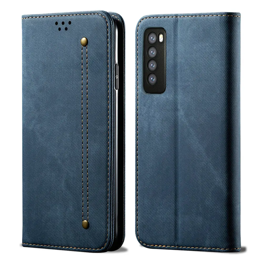 Nova 7 I 7i Se чехол для телефона 360 Защитный ковбойский однотонный Кошелек держатель