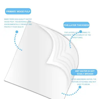 

Toilet Tissue Home Bath Toilet Roll Paper Five-layer household toilet paper, no chemicals suitable for sensitive skin