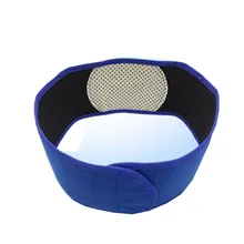 Регулируемый пояс для спины Турмалин САМОНАГРЕВАЮЩАЯСЯ магнитная терапия поясной Пояс Поддержка спины Скоба Двойная застежка Поясничный синий