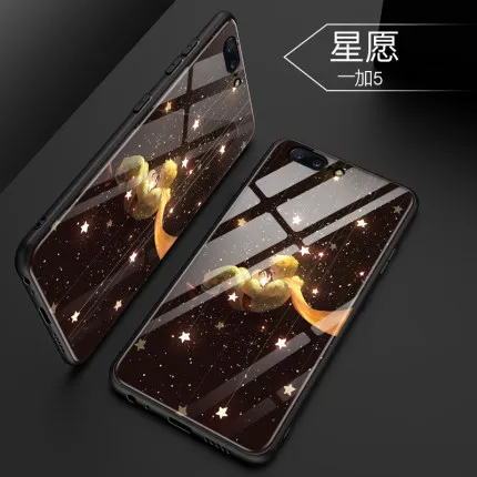 Чехол из закаленного стекла для oneplus 5 A5000, чехол, мягкая силиконовая рамка, Жесткий Чехол для oneplus 5 1+ 5, чехол oneplus 5, чехол s, чехол для телефона - Цвет: A7